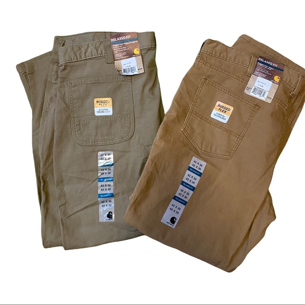 Carhartt bundle 2 pairs of Mens 42 x 30 relaxed fits pants NWT